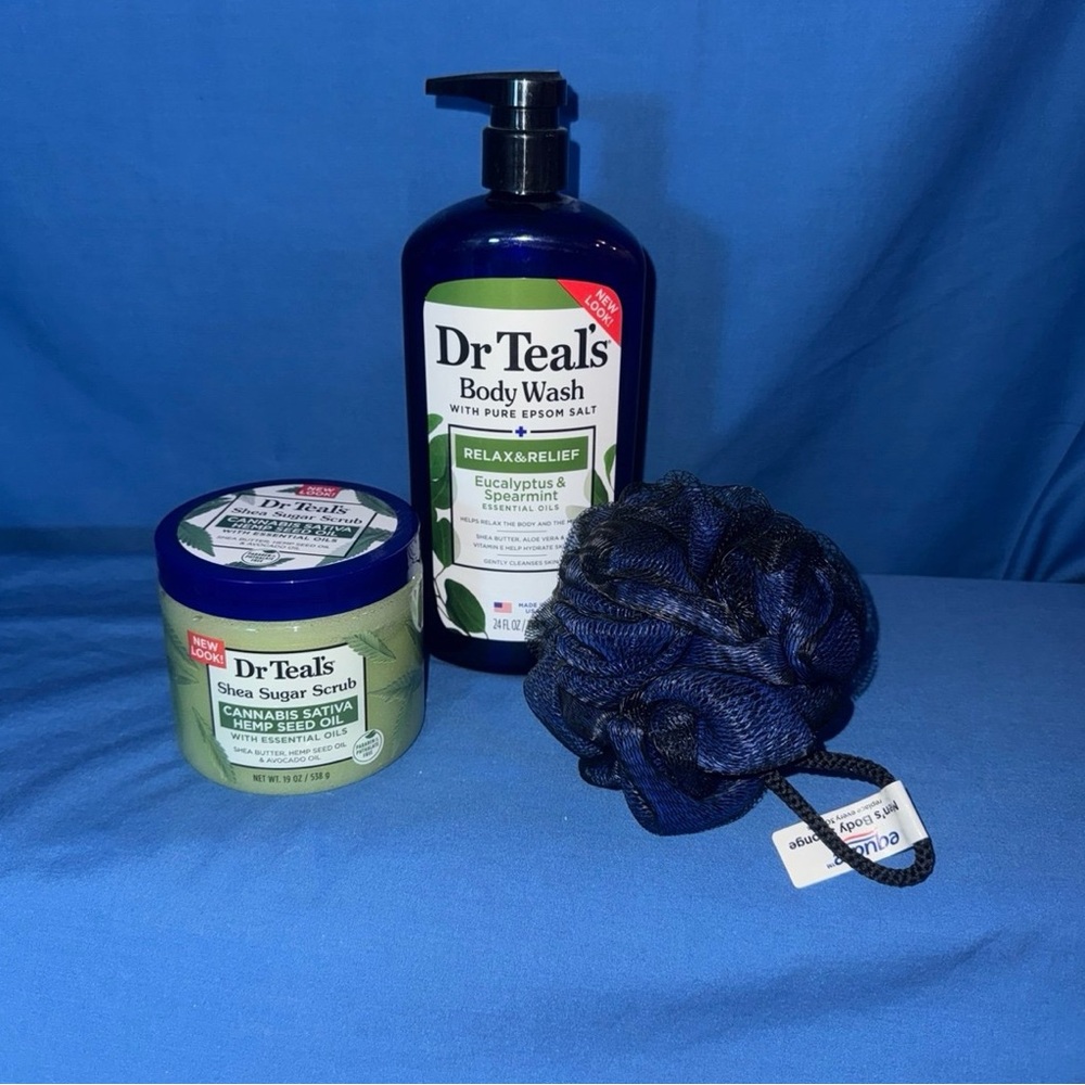 NEW - Dr. Teals Body Wash 24oz / Sugar Scrub 19oz